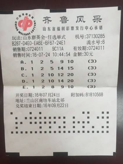 山东群英会开奖号码走势图，解析与展望