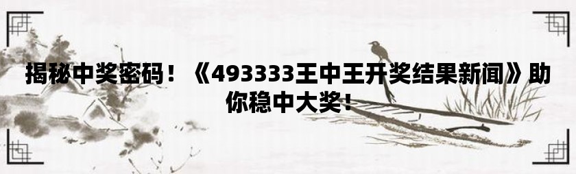 揭秘王中王的秘密，49327背后的故事与思考王中王开奖结果今日开特